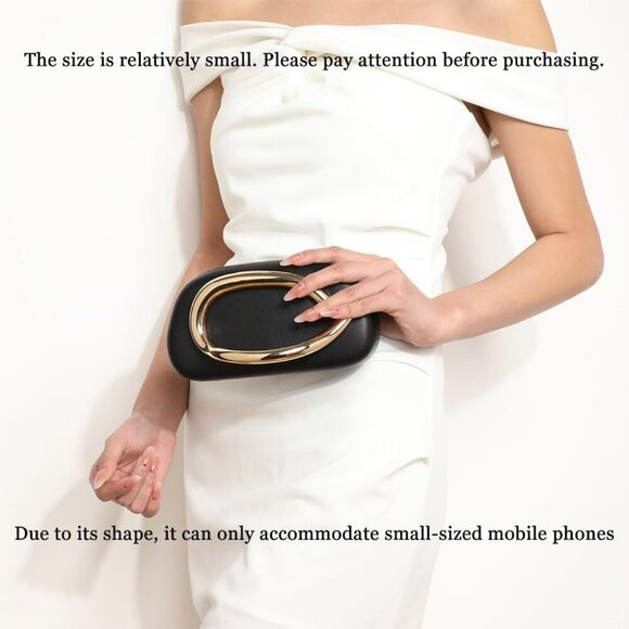 Round Acrylic Clutch Purse for Women, Vintage Evening Bag for Wedding & Prom - Picture 2 of 6